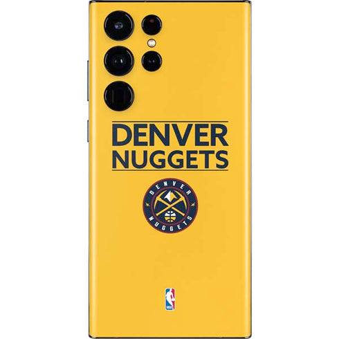 NBA Denver Nuggets Standard - Blue Galaxy S22 Ultra Skin