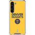 NBA Denver Nuggets Standard - Blue Galaxy S23 Clear Case