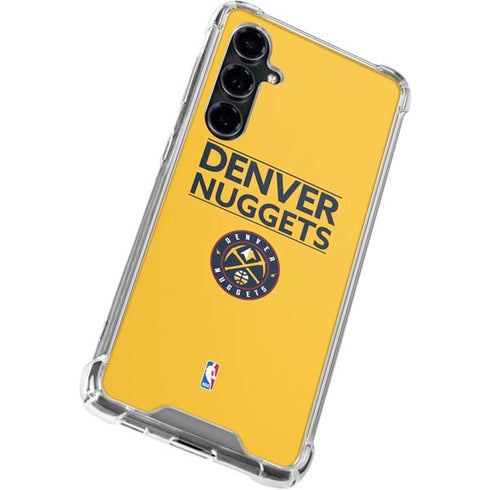 NBA Denver Nuggets Standard - Blue Galaxy S23 FE Clear Case