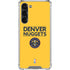 NBA Denver Nuggets Standard - Blue Galaxy S23 Plus Clear Case
