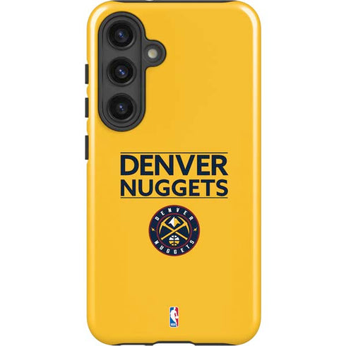 NBA Denver Nuggets Standard - Blue Galaxy S24 Plus Impact Case