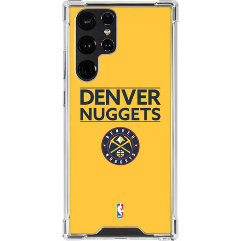 NBA Denver Nuggets Standard - Blue Galaxy S24 Ultra Clear Case