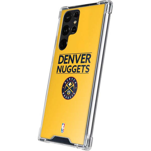 NBA Denver Nuggets Standard - Blue Galaxy S24 Ultra Clear Case