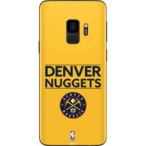 NBA Denver Nuggets Standard - Blue Galaxy S9 Skin