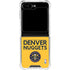 NBA Denver Nuggets Standard - Blue Galaxy Z Flip5 5G Clear Case