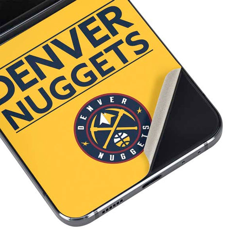 NBA Denver Nuggets Standard - Blue Galaxy Z Flip5 5G Skin