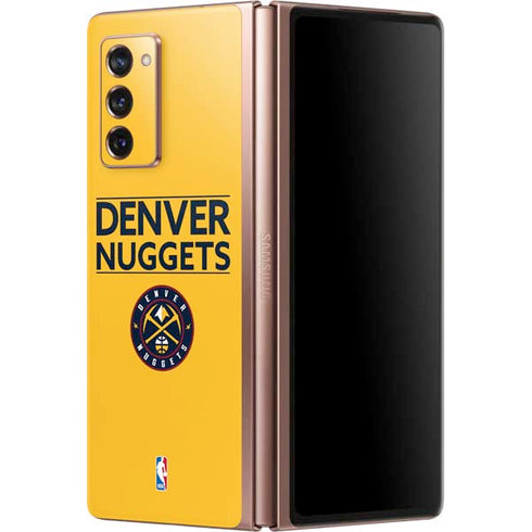 NBA Denver Nuggets Standard - Blue Galaxy Z Fold2 5G Skin