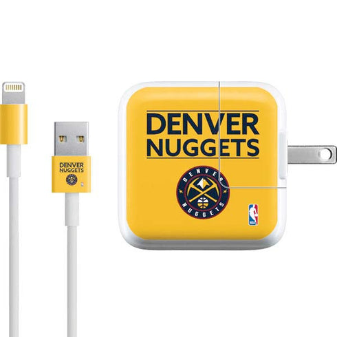 NBA Denver Nuggets Standard - Blue iPad Charger (10W USB) Skin