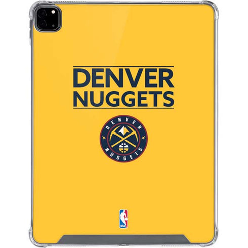 NBA Denver Nuggets Standard - Blue iPad Pro 12.9in (2020) Clear Case