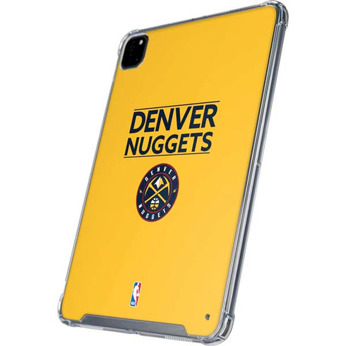 NBA Denver Nuggets Standard - Blue iPad Pro 12.9in (2020) Clear Case