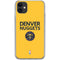 NBA Denver Nuggets Standard - Blue iPhone 11 Clear Case