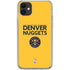 NBA Denver Nuggets Standard - Blue iPhone 11 Clear Case