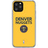NBA Denver Nuggets Standard - Blue iPhone 11 Pro Clear Case