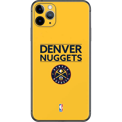 NBA Denver Nuggets Standard - Blue iPhone 11 Pro Max Skin