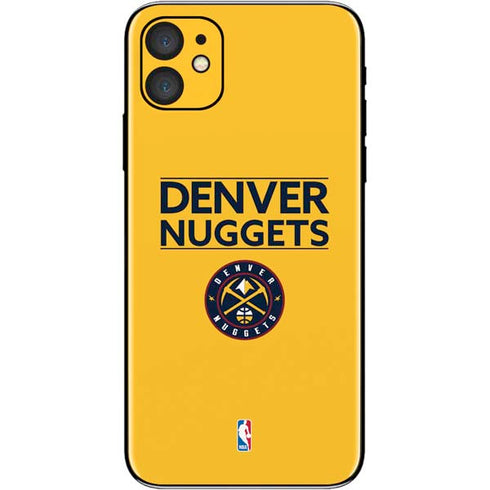 NBA Denver Nuggets Standard - Blue iPhone 11 Skin