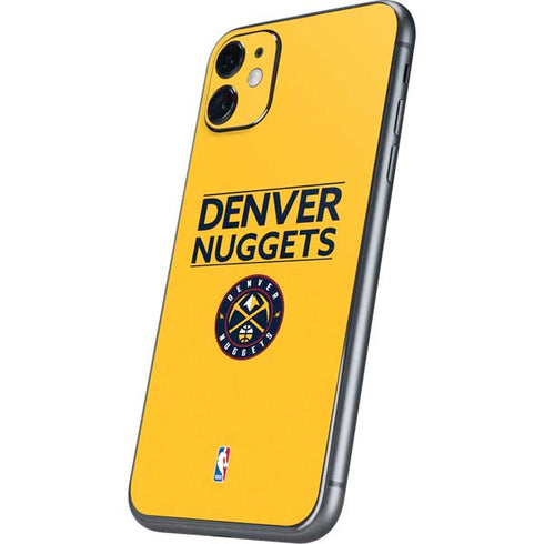 NBA Denver Nuggets Standard - Blue iPhone 11 Skin