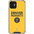 NBA Denver Nuggets Standard - Blue iPhone 12 Clear Case
