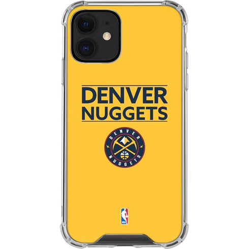 NBA Denver Nuggets Standard - Blue iPhone 12 Mini Clear Case