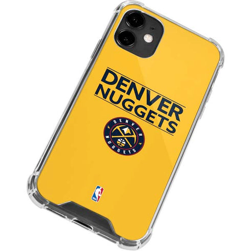 NBA Denver Nuggets Standard - Blue iPhone 12 Mini Clear Case