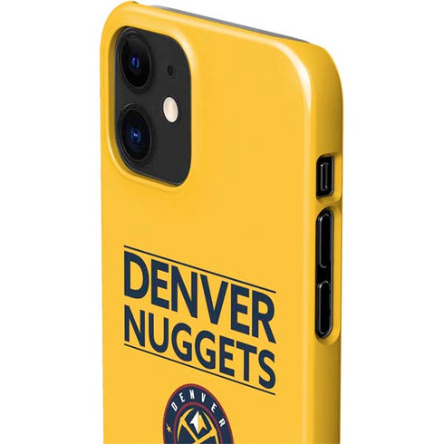 NBA Denver Nuggets Standard - Blue iPhone 12 Mini Lite Case