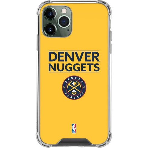 NBA Denver Nuggets Standard - Blue iPhone 12 Pro Clear Case