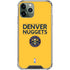 NBA Denver Nuggets Standard - Blue iPhone 12 Pro Clear Case