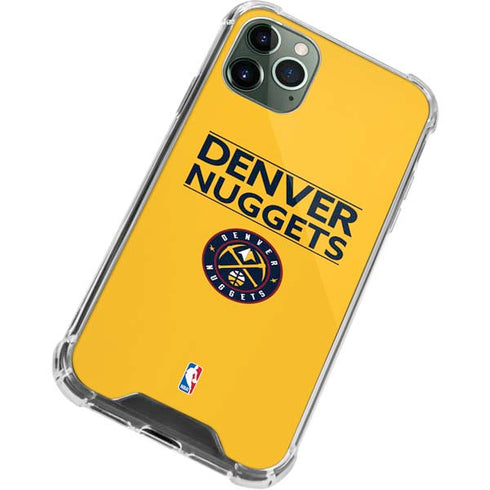 NBA Denver Nuggets Standard - Blue iPhone 12 Pro Clear Case