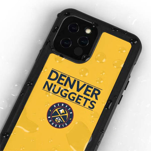 NBA Denver Nuggets Standard - Blue iPhone 12 Pro Waterproof Case