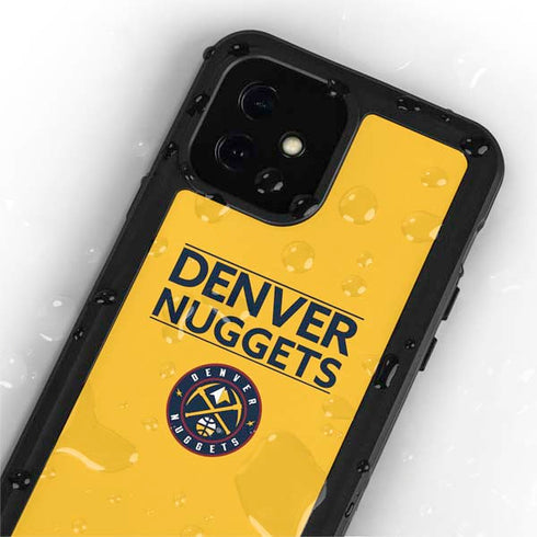 NBA Denver Nuggets Standard - Blue iPhone 12 Waterproof Case