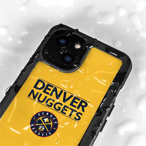 NBA Denver Nuggets Standard - Blue iPhone 13 Mini Waterproof Case