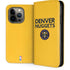 NBA Denver Nuggets Standard - Blue iPhone 13 Pro Folio Case