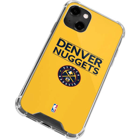 NBA Denver Nuggets Standard - Blue iPhone 14 Clear Case