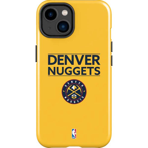 NBA Denver Nuggets Standard - Blue iPhone 15 Plus Impact Case