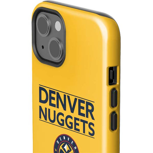 NBA Denver Nuggets Standard - Blue iPhone 15 Impact Case