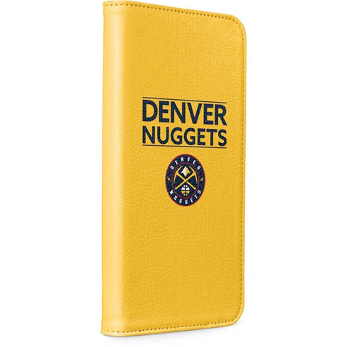 NBA Denver Nuggets Standard - Blue iPhone 14 Pro Folio Case