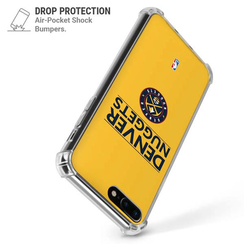 NBA Denver Nuggets Standard - Blue iPhone 7/8 Plus Clear Case