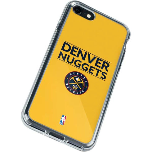 NBA Denver Nuggets Standard - Blue iPhone SE (2nd & 3rd Gen) Clear Case