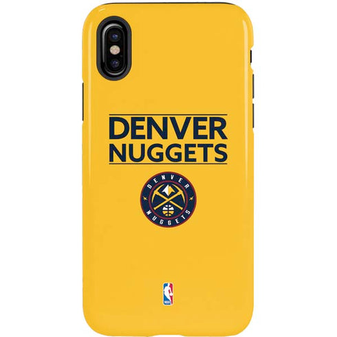 NBA Denver Nuggets Standard - Blue iPhone X Pro Case