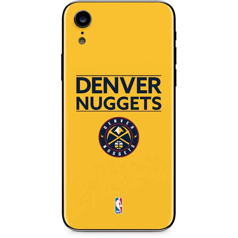 NBA Denver Nuggets Standard - Blue iPhone XR Skin