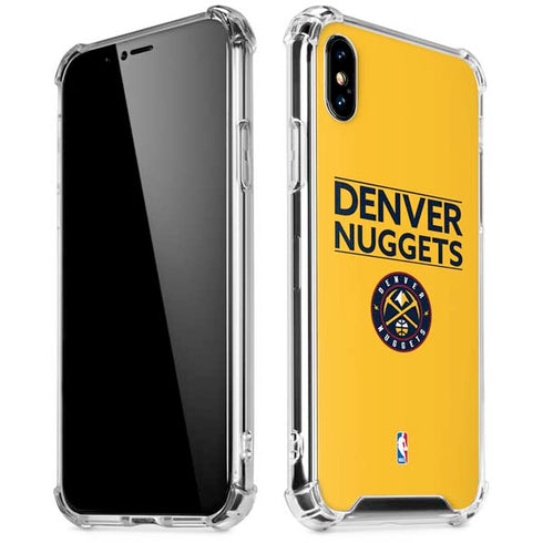 NBA Denver Nuggets Standard - Blue iPhone XS Max Clear Case