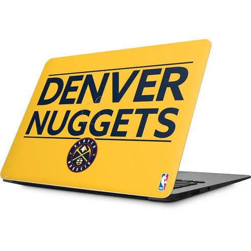 NBA Denver Nuggets Standard - Blue Apple MacBook Skin