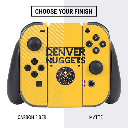 NBA Denver Nuggets Standard - Blue Nintendo Switch Bundle Skin