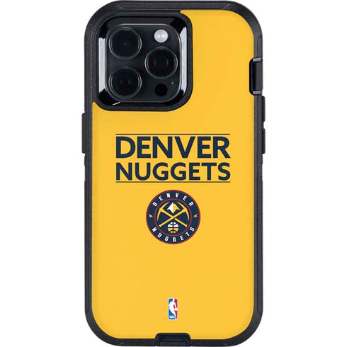 NBA Denver Nuggets Standard - Blue Otterbox Defender iPhone Skin