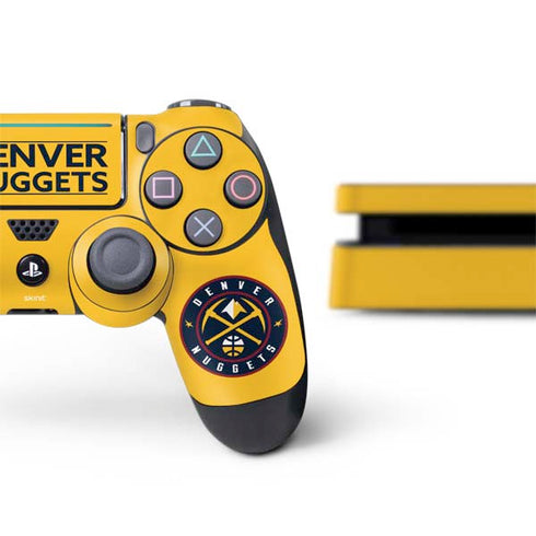 NBA Denver Nuggets Standard - Blue PS4 Slim Bundle Skin