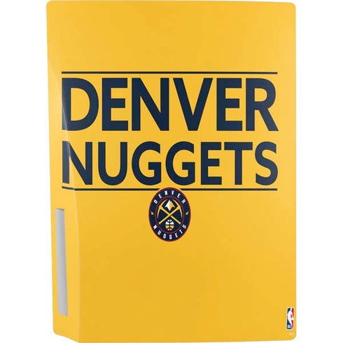 NBA Denver Nuggets Standard - Blue PS5 Console Skin