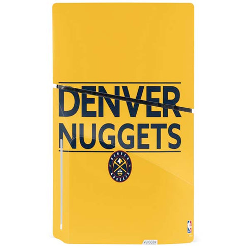 NBA Denver Nuggets Standard - Blue PS5 Slim Disk Bundle Skin