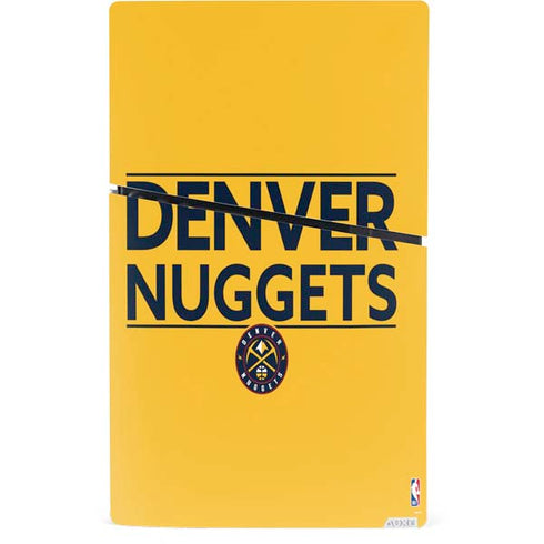 NBA Denver Nuggets Standard - Blue PS5 Slim Digital Edition Console Skin