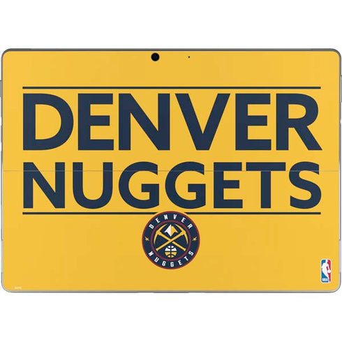 NBA Denver Nuggets Standard - Blue Surface Pro 9 Skin