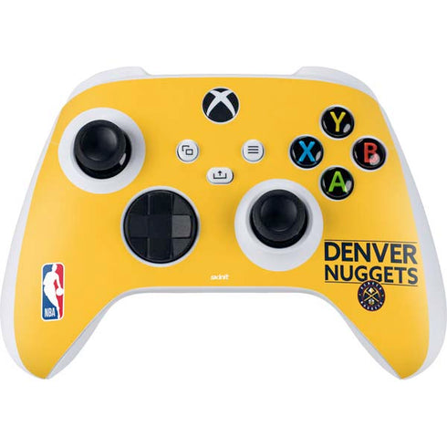 NBA Denver Nuggets Standard - Blue Xbox Series S Controller Skin