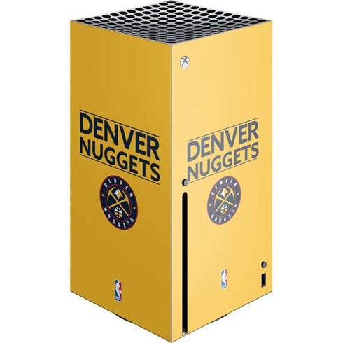 NBA Denver Nuggets Standard - Blue Xbox Series X Console Skin